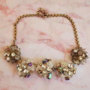 ✨ J.Crew Statement Cluster Rhinestone Crystal Rock